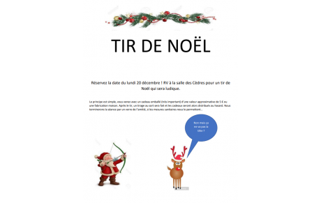 TIR DE NOEL