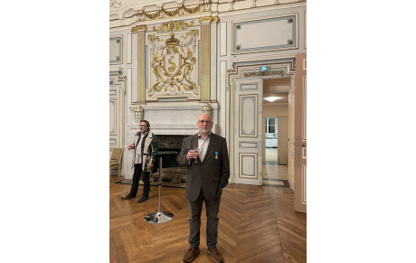 Notre Président reçoit la médaille de bronze du Ministère de la jeunesse, des sports et de l'engagement associatif.